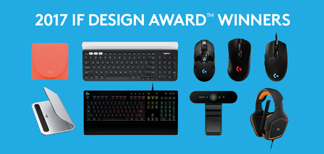 Logitech получила девять престижных наград iF DESIGN AWARDS 2017