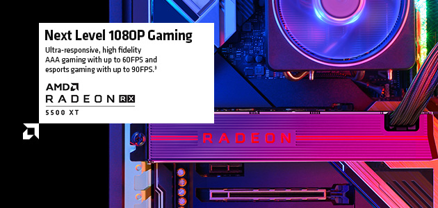 AMD Radeon™ RX 5500 XT виводить геймінг у 1080p на новий рівень